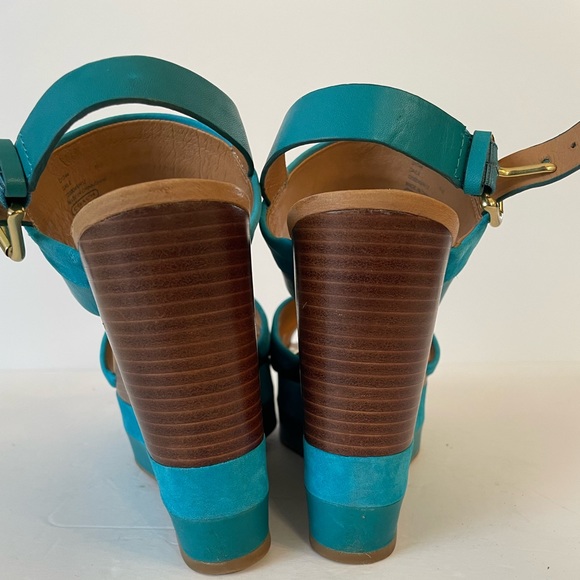 Coach wedge open toe sandals - Picture 2 of 8